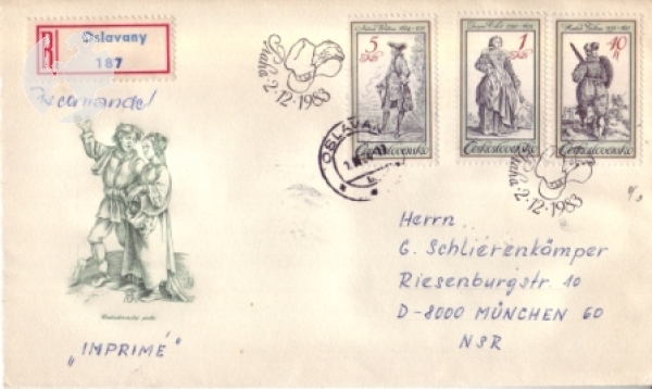 FDC 2621 / 2625 - CZ 1983 12 001 ●