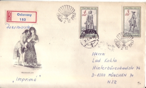 FDC 2621 / 2625 - CZ 1983 12 001 ●