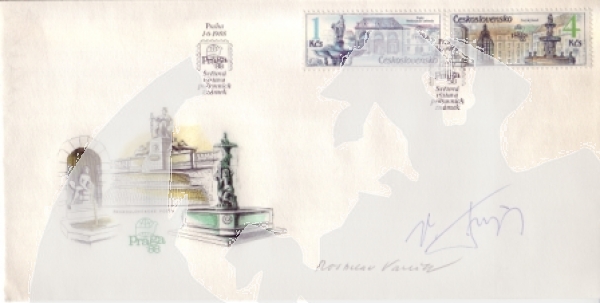 FDC 2847 + 2850 Unterschrift - CZ 1988 98 132 ● - 1988