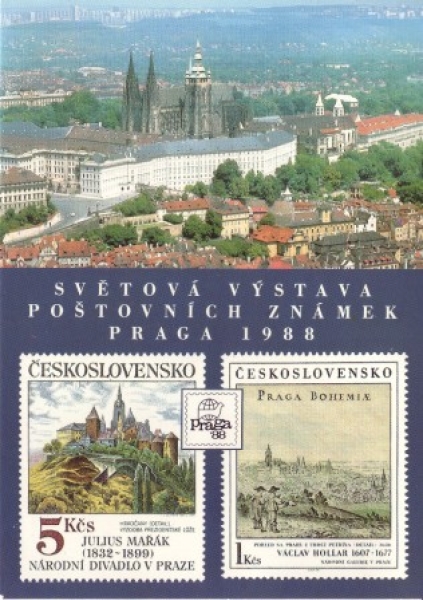 Známka 1988 99 005 CZ ● - Mezinárodní výstava poštovních známek