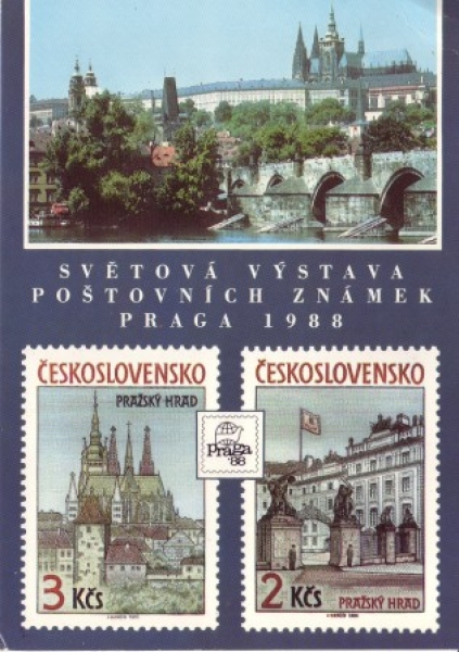 Briefmarke 1988 99 006 CZ ● - Internationale Briefmarken Ausstellung