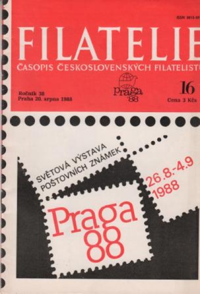 CZ FILATELIE 1988 / 16