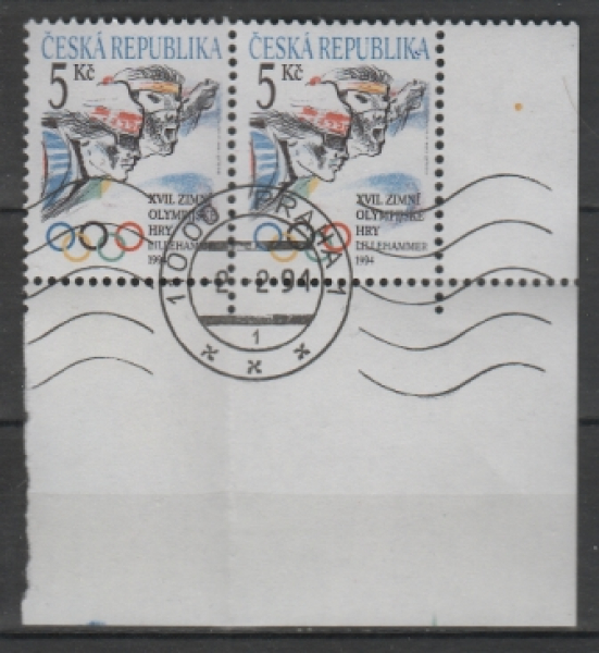 0034 pár - vodorovně - vlnovka ● - 1994
