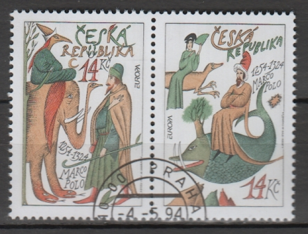 0036 + 0037 - vodorovně ● - 1994