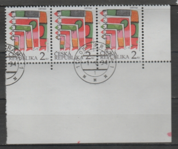 0041 třípáska vodorovně ● - 1994
