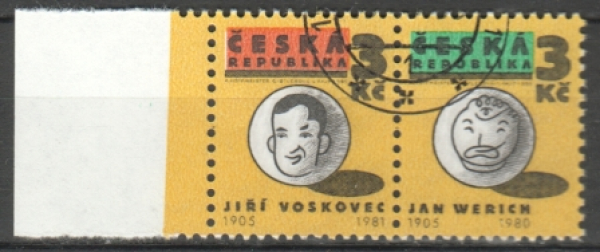 0067 + 0068 - vodorovně ● - 1995