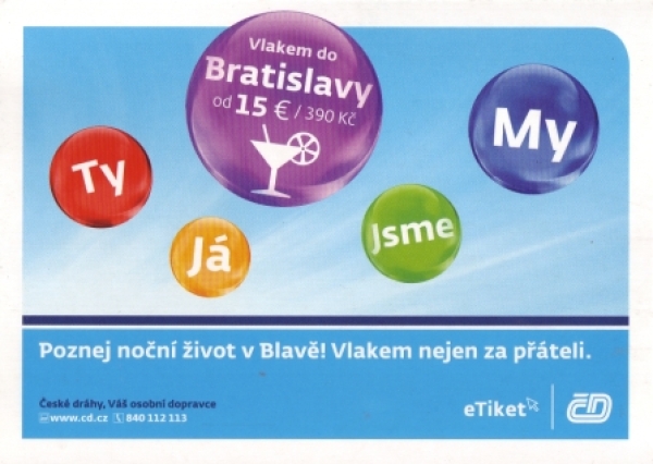 Reklamní pohled - CZ xxxx 95 999 **