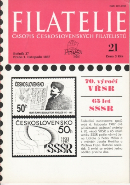 CZ Filatelie 1987 / 21