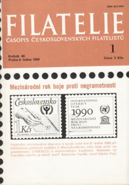 CZ FILATELIE 1990 / 01 - 24 - komplette Jahrgang