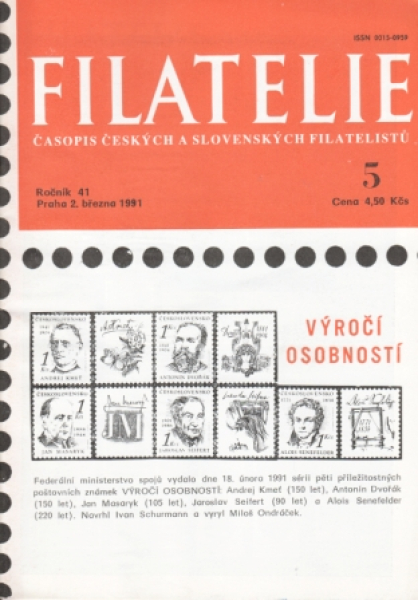 CZ Filatelie 1991 / 05