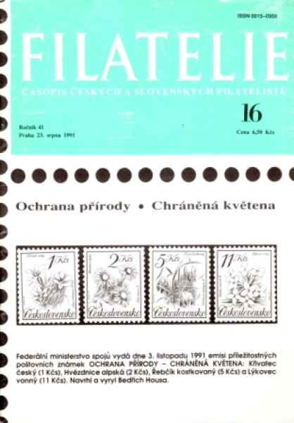 CZ Filatelie 1991 / 16