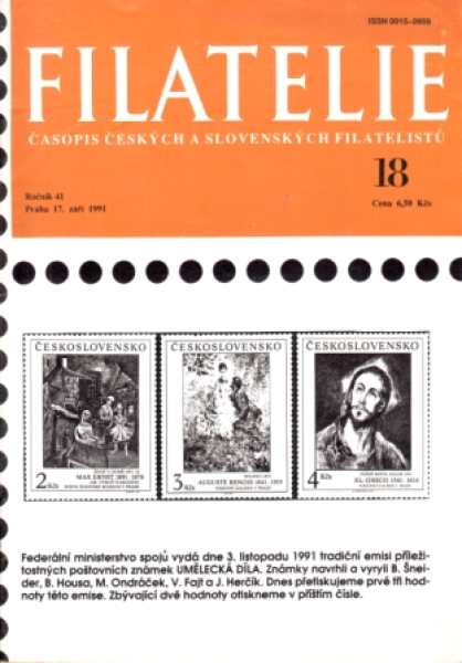 CZ Filatelie 1991 / 18