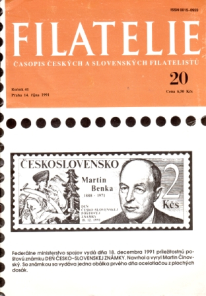 CZ Filatelie 1991 / 20