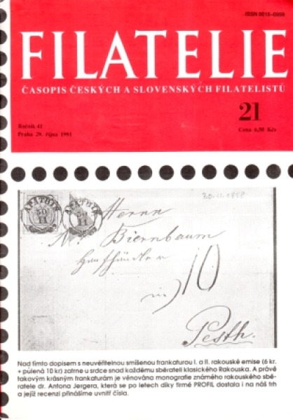 CZ Filatelie 1991 / 21