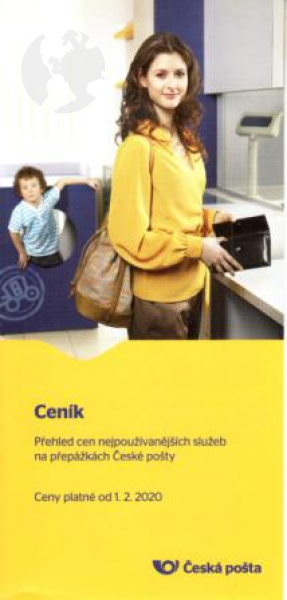 CZ Česká pošta - ceník 2020