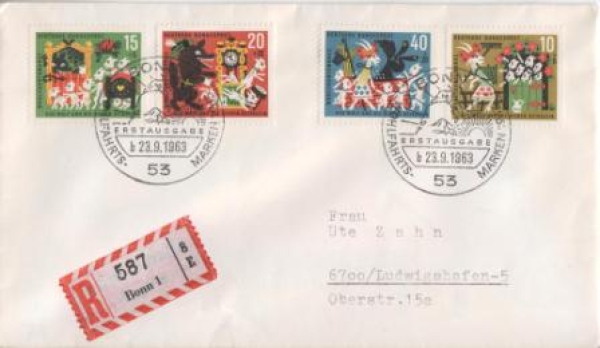 D FDC 0408 / 0411 ● - 1963 09 001
