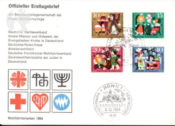 D FDC 0447 / 0450 ● - 1964 10 002