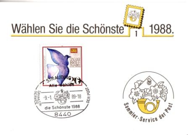 Werbepostkarte - D 1988 01 001 ●