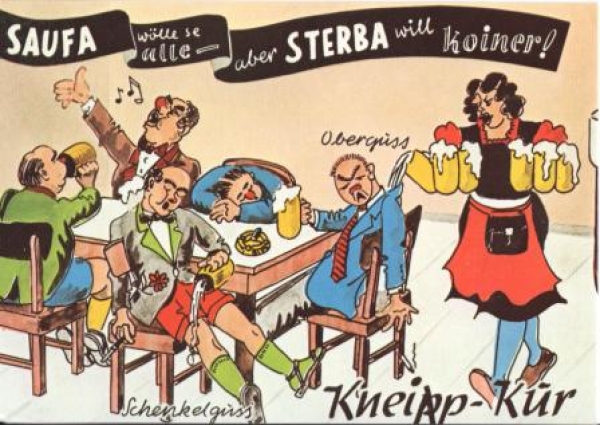 Herzliche Glückwünsche 1988 95 006 D ● - Herzliche Grüße von der Kneippkur