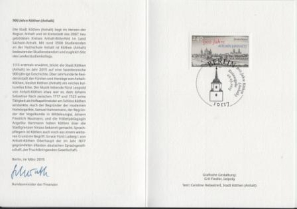 D 2015 98 003 - Unterschrift ●