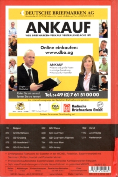 D Michel Katalog Westeuropa 2017 - 2018 - Band 6 - 102. Ausgabe