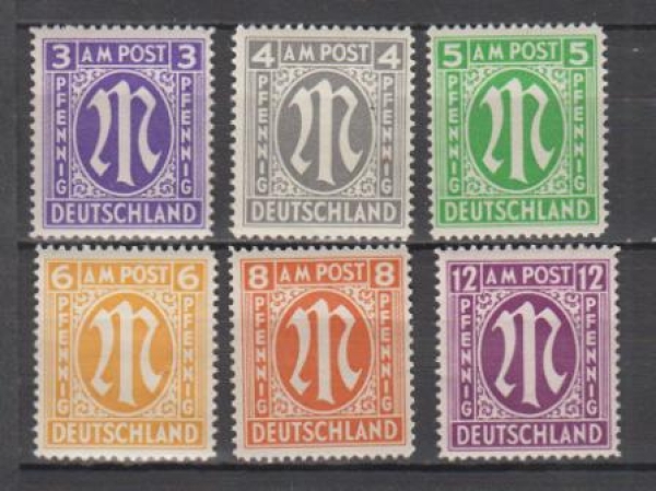 Alliierte Besetzung (Amerikanische und Britische Zone) 0010 / 0015 ** - 1945