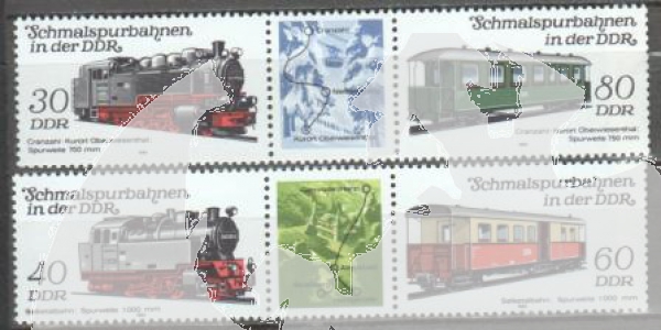 NDR 2864 + ZF 2867 / 2865 + ZF + 2866 spojka - třípáska ** - 1984