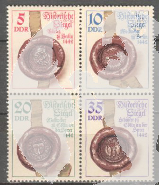 NDR 2884 / 2887 - čtyřblok - soutisk ** - 1984