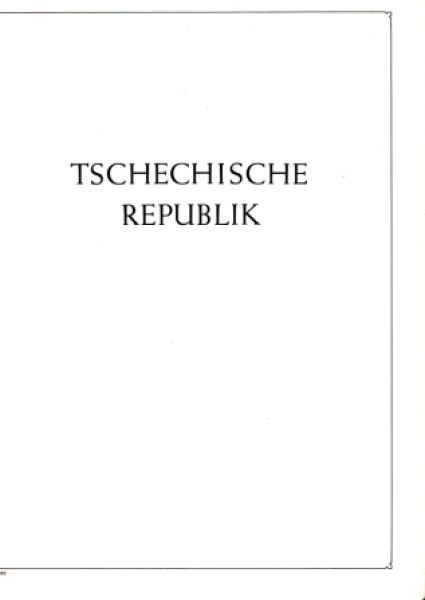 KABE - předtištištěné listy Česká republika / 1993 + titulní strana