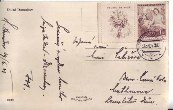Dolní Domašov 1948 95 007 ●