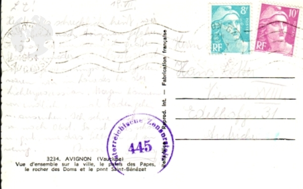 Avignon - F 1954 95 001 ●