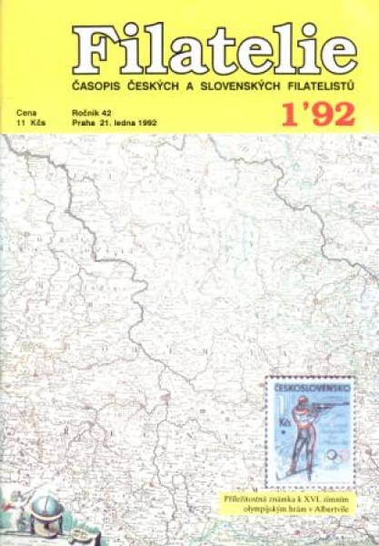 CZ FILATELIE 1992 / 01 - 12 - kompletní ročník