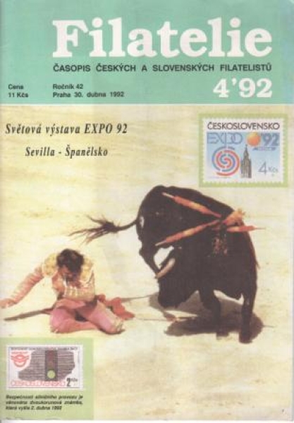 CZ FILATELIE 1992 / 01 - 12 - kompletní ročník