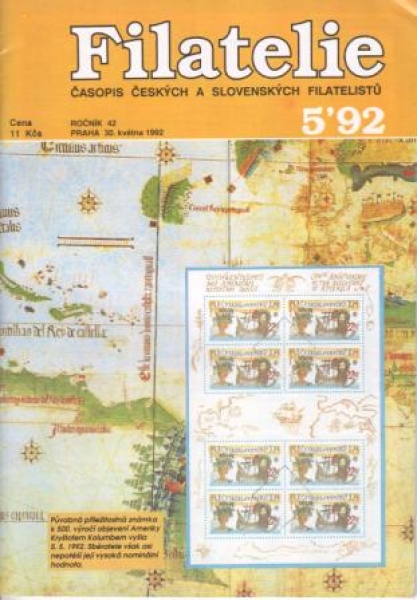 CZ FILATELIE 1992 / 01 - 12 - kompletní ročník