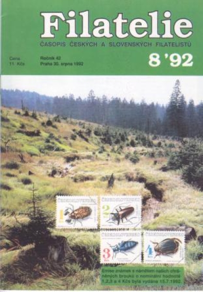 CZ FILATELIE 1992 / 01 - 12 - kompletní ročník
