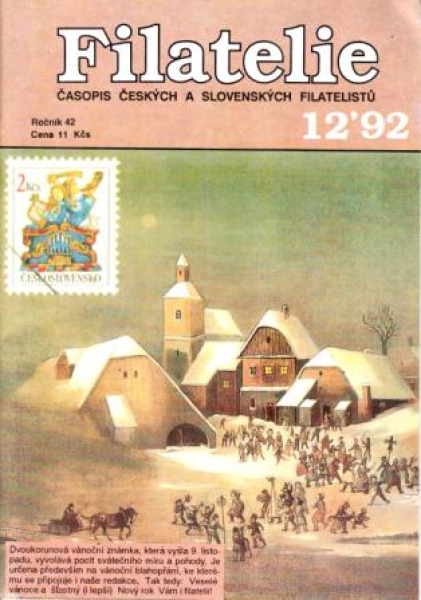 CZ FILATELIE 1992 / 01 - 12 - kompletní ročník