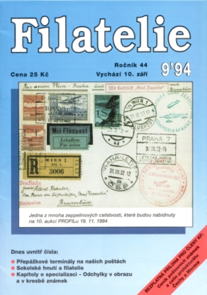 CZ FILATELIE 1994 / 01 - 12 - kompletní ročník