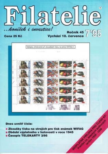 CZ FILATELIE 1995 / 01 - 12 - kompletní ročník