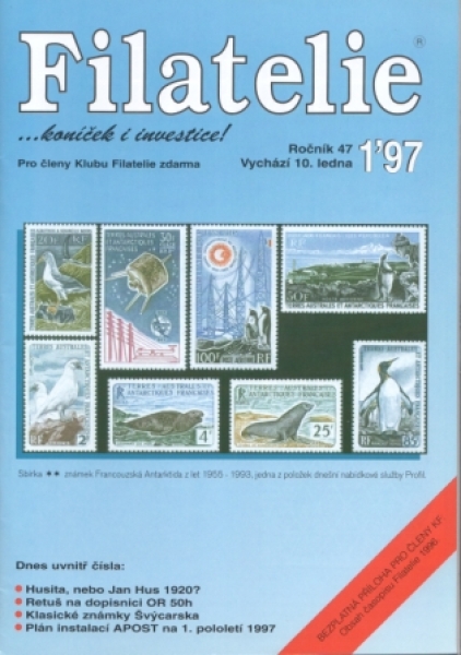 CZ FILATELIE 1997 / 01