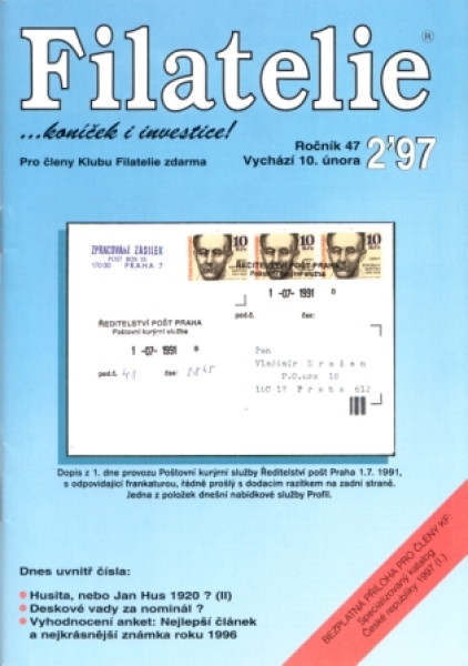 CZ FILATELIE 1997 / 02