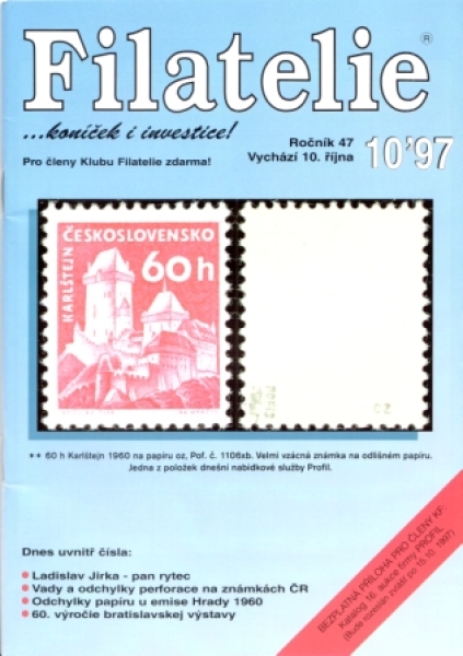 CZ FILATELIE 1997 / 10