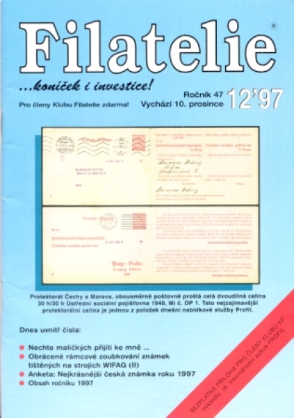 CZ FILATELIE 1997 / 12