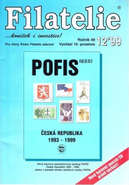 CZ FILATELIE 1999 / 12