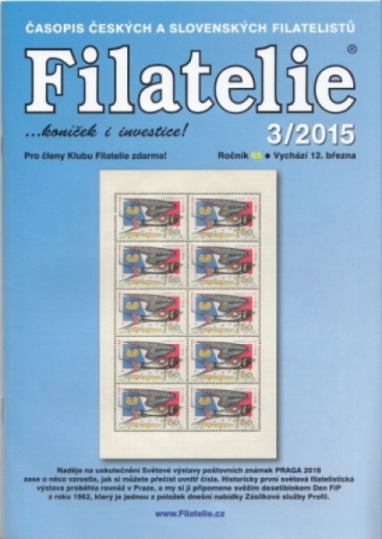 CZ FILATELIE 2015 / 03