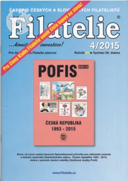 CZ FILATELIE 2015 / 04