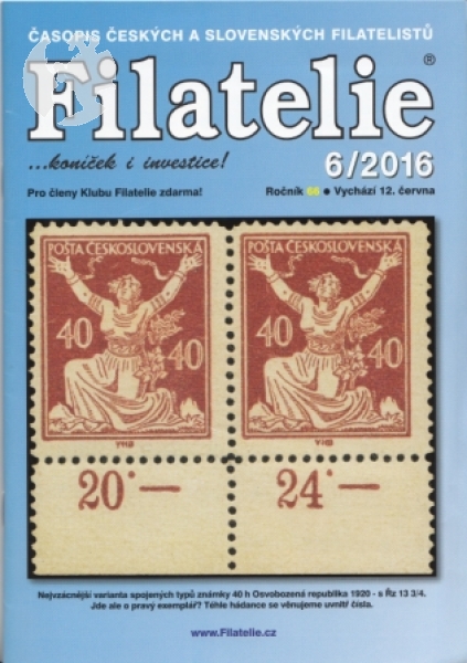 CZ FILATELIE 2016 / 01 - 12 - kompletní ročník