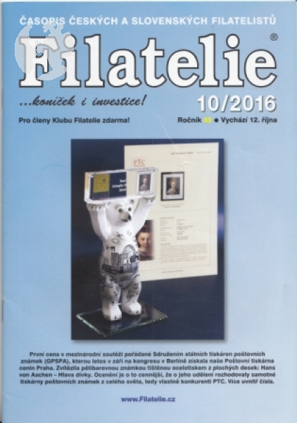 CZ FILATELIE 2016 / 01 - 12 - kompletní ročník