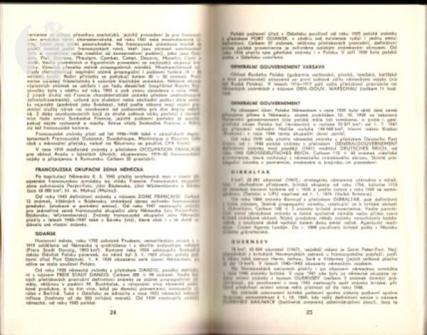CZ Filatelistický atlas známkových zemí - 1971