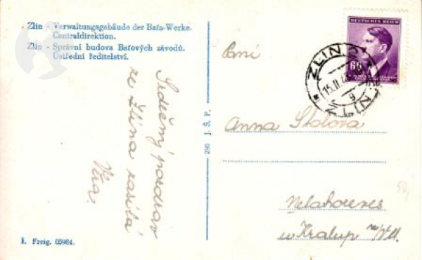 Zlín (Gottwaldov) 1943 95 002 ●