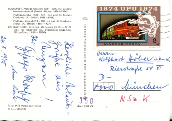Budapest - H 19xx 95 002 ●
